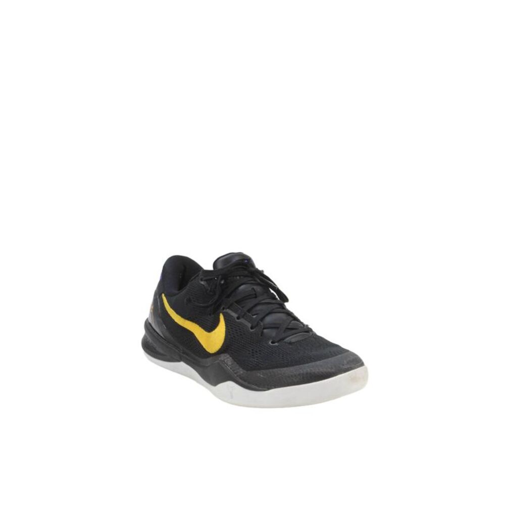 Nike Womens Mesh Leather Kobe 8 Proto Lakers Away Sneakers Black Yellow Size 9.5